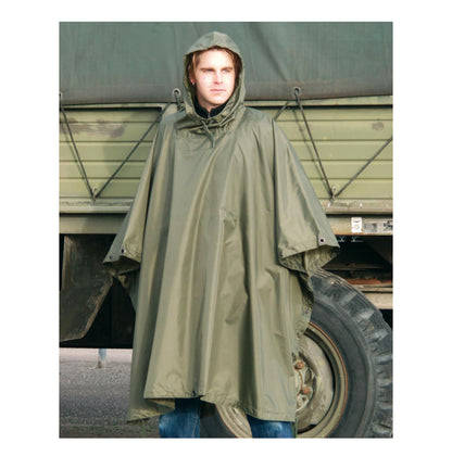 MIL-TEC Märkäsään Ripstop-ponchot