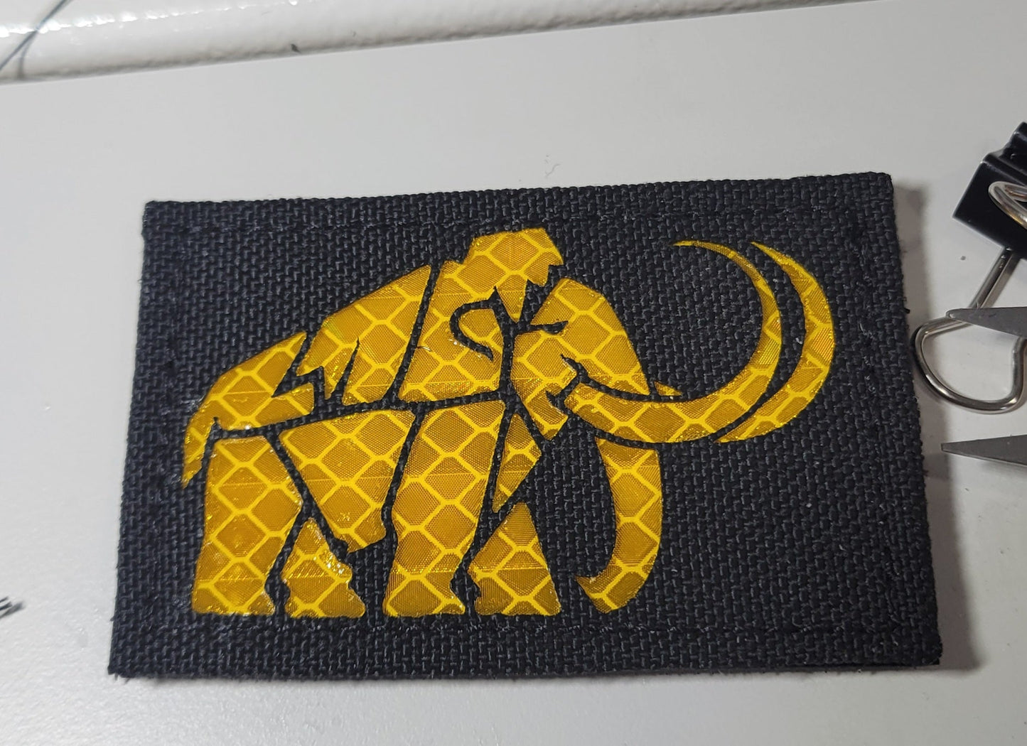 Poppins' Patches Geometric Mammoth Laser Cut Patch