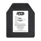 RTS Tactical Ceramic NIJ 0101.06 Level IV Rifle Protection Plate Insert - 10 X 12
