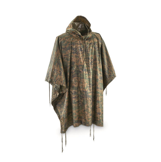 MIL-TEC Wet Weather Ripstop Ponchos - Multiple Patterns