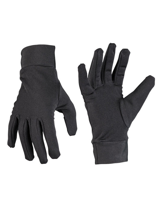 MIL-TEC Black Nylon Gloves