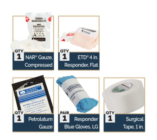 North American Rescue Individual Aid Kit