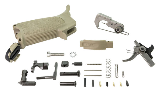 BCM Enhanced AR-15 Multi-Caliber Lower Parts Kit - Flat Dark Earth