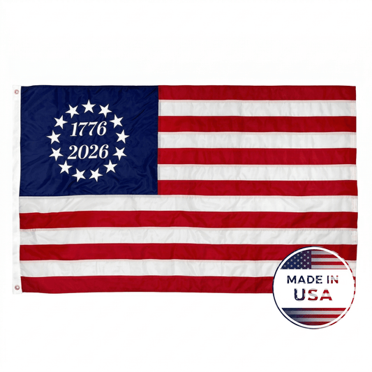USA 1776 To 2026 Nylon Betsy Ross Flag