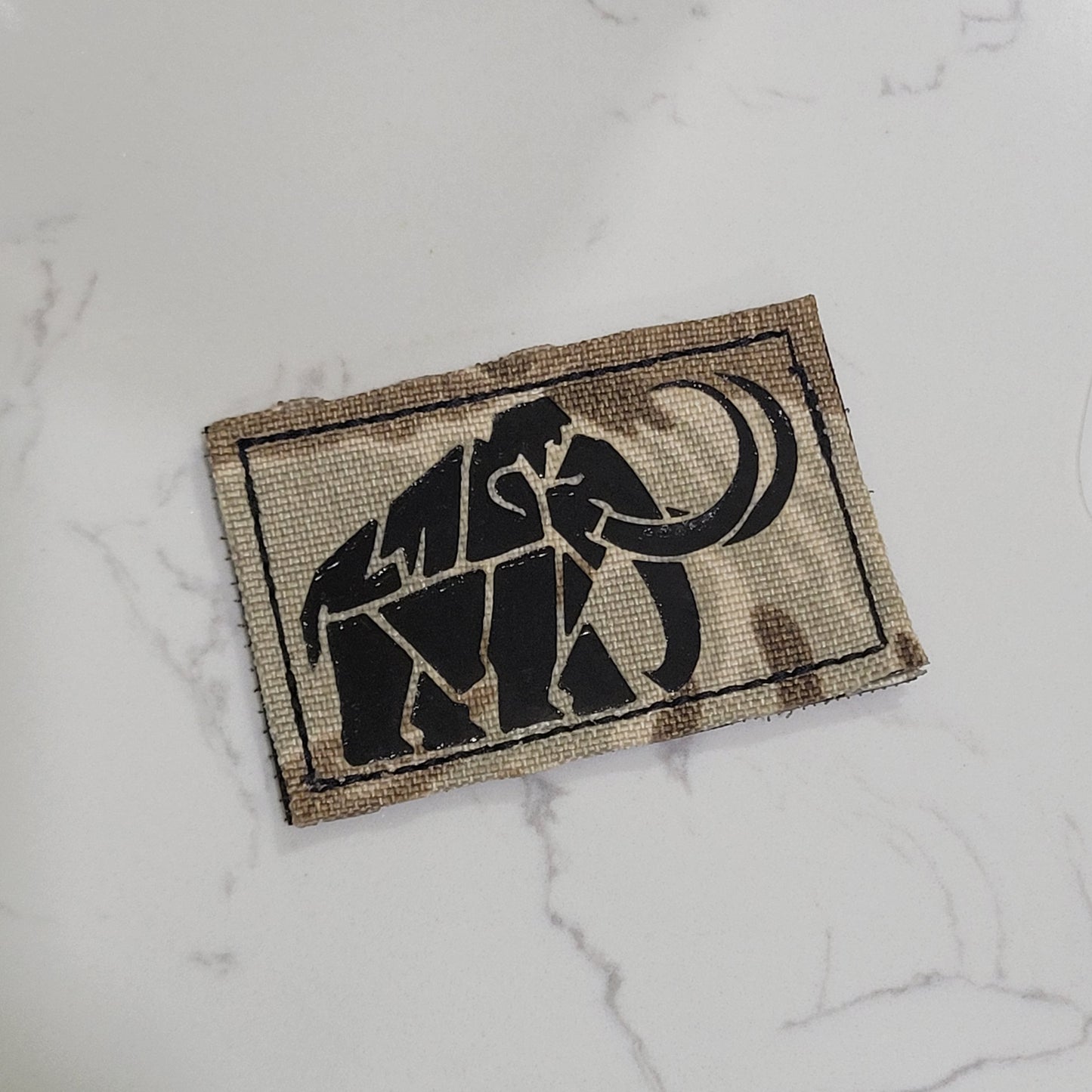 Poppins' Patches Geometric Mammoth Laser Cut Patch