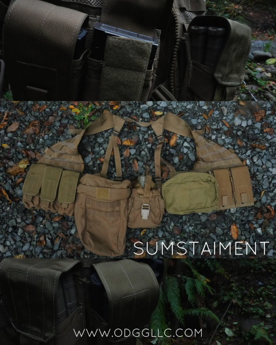 USMC Molle II Coyote Dump Pouch – FILBE Assault Pack Compatible, Used Condition