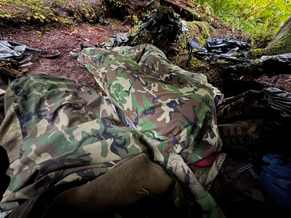 USGI Woodland Bivouac -suojapeite (Bivvy) - Ylijäämä