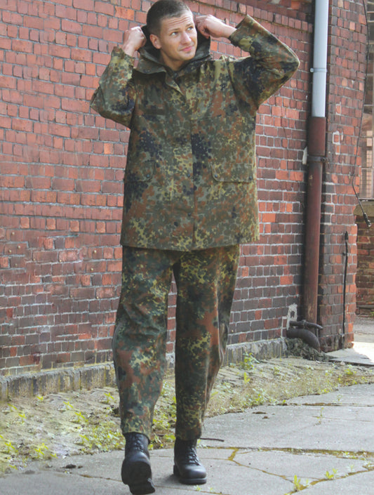 MIL-TEC Flecktarn Wet Weather Suit - Jacket and Pants