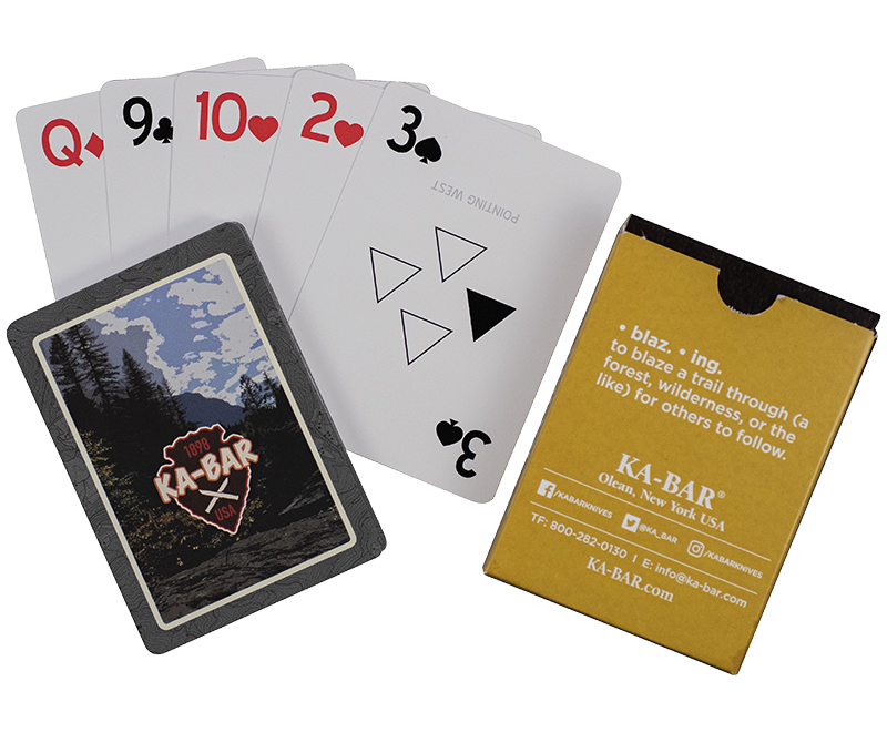 Ka-Bar Trail Marking Playing Cards