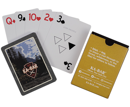 Ka-Bar Trail Marking Playing Cards