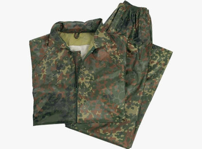MIL-TEC Flecktarn Wet Weather Suit - Jacket and Pants