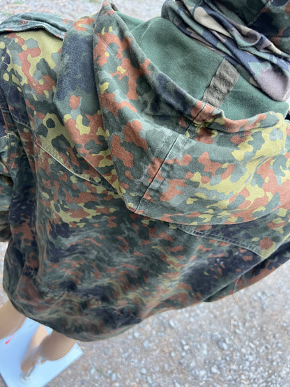 German Military Bundeswehr Flecktarn Light Parka - Used