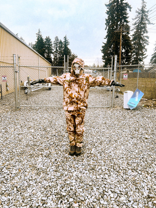 Czech Republic M95 Desert NBC Suit - L/XL, New MOPP suit