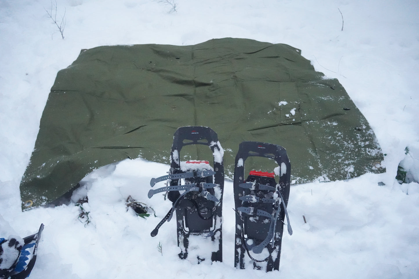 Romanian Military Canvas Half Shelter/Cape/Tarp