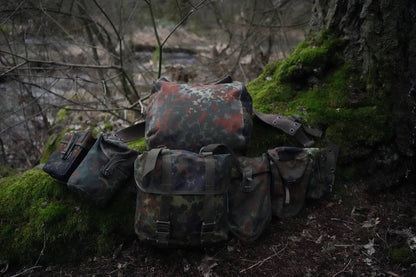 Saksan armeijan ylijäämäinen Flecktarn G3 -partiolaisen vyösetti