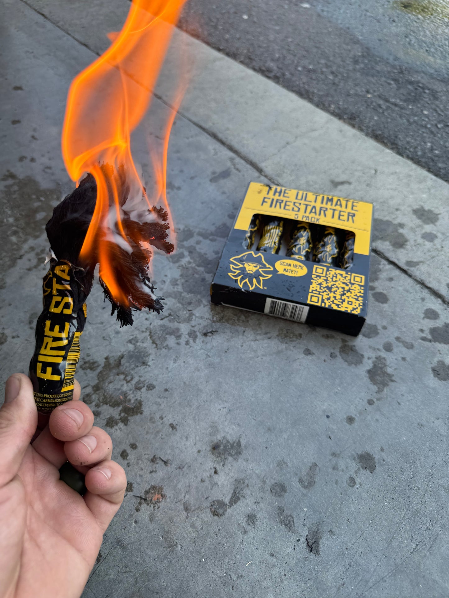 Blackbeard Fire Starter Rope - Single