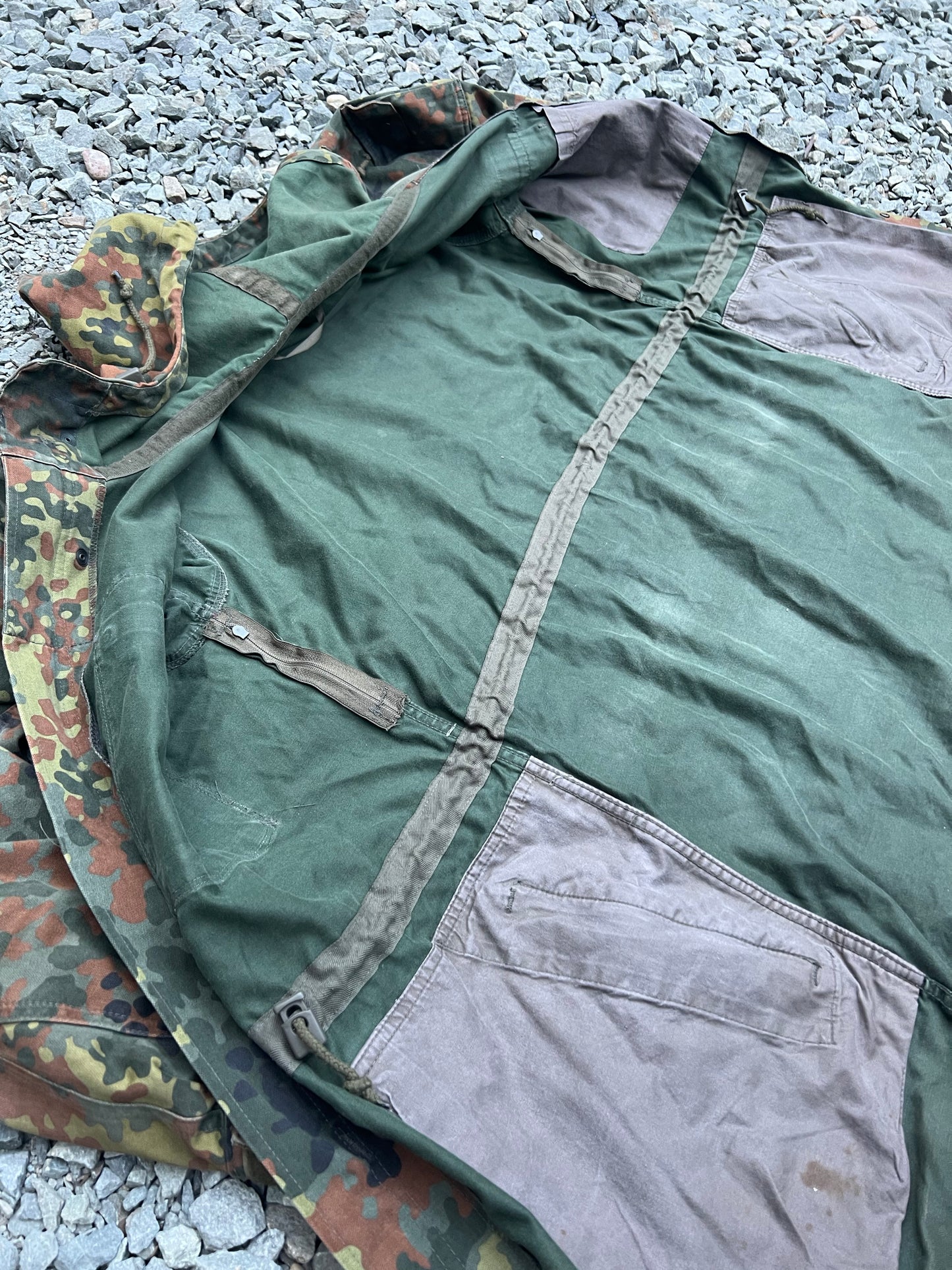 German Military Bundeswehr Flecktarn Light Parka - Used