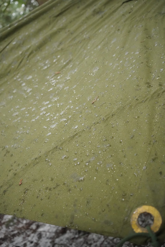 Romanian Military Canvas Half Shelter/Cape/Tarp