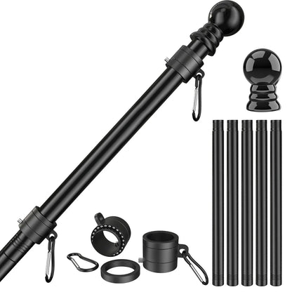 5-Section 6FT Stainless Steel Flagpole