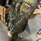 German Military Flecktarn Goretex Wet Weather Suspenders - Surplus