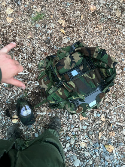 USGI MOLLE-ii M81 Woodland Rucksack and Parts