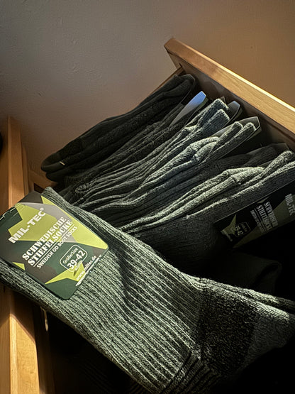 Mil-Tec Swedish OD Boot Socks - New