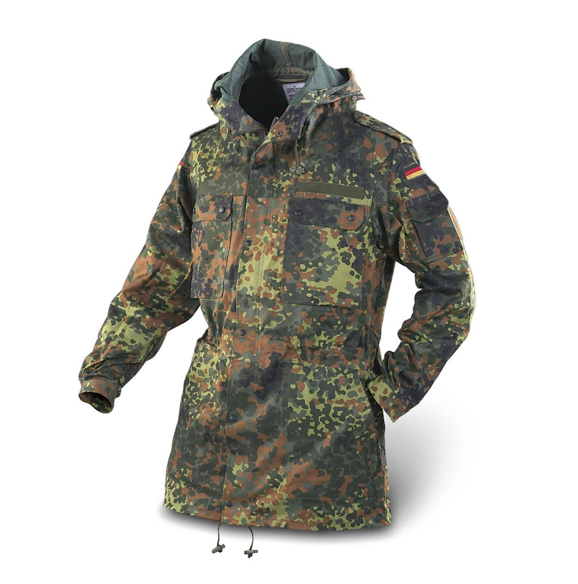 German Military Bundeswehr Flecktarn Light Parka - Used
