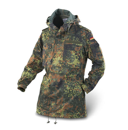 German Military Bundeswehr Flecktarn Light Parka - Used