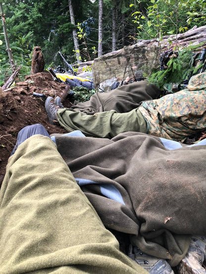German Military Bundeswehr Wool Blankets (Bundeseigentum)