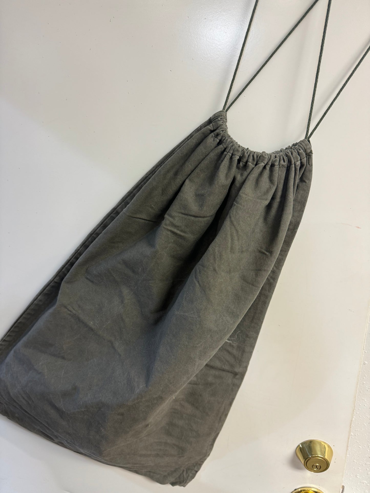 German Military OD Laundry Bag - Used
