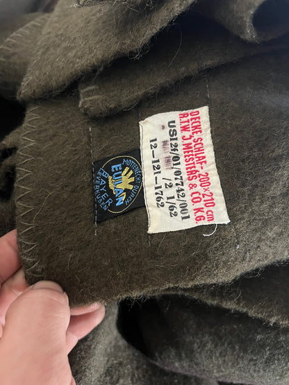 German Military Bundeswehr Wool Blankets (Bundeseigentum)