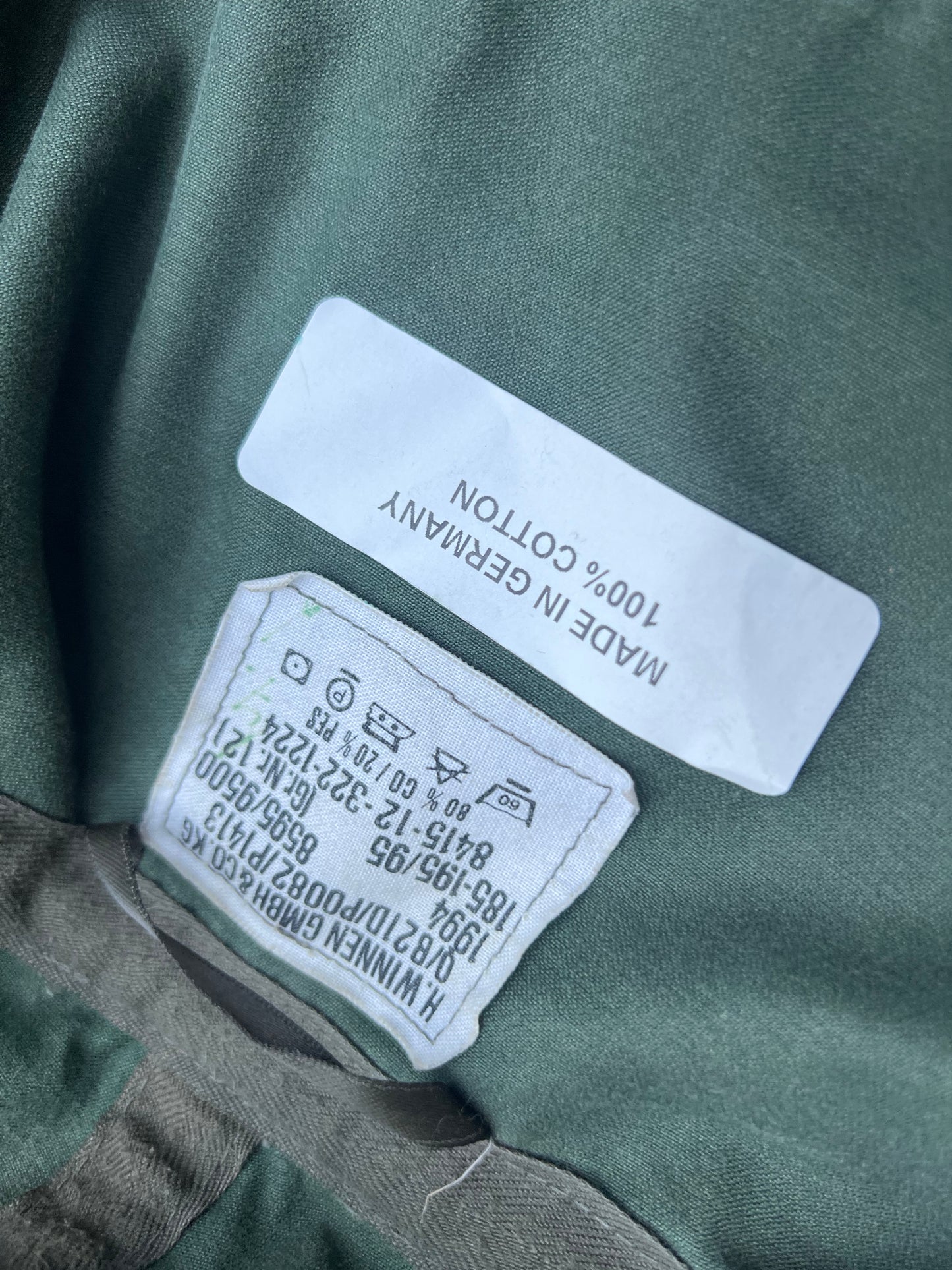 German Military Bundeswehr Flecktarn Light Parka - Used