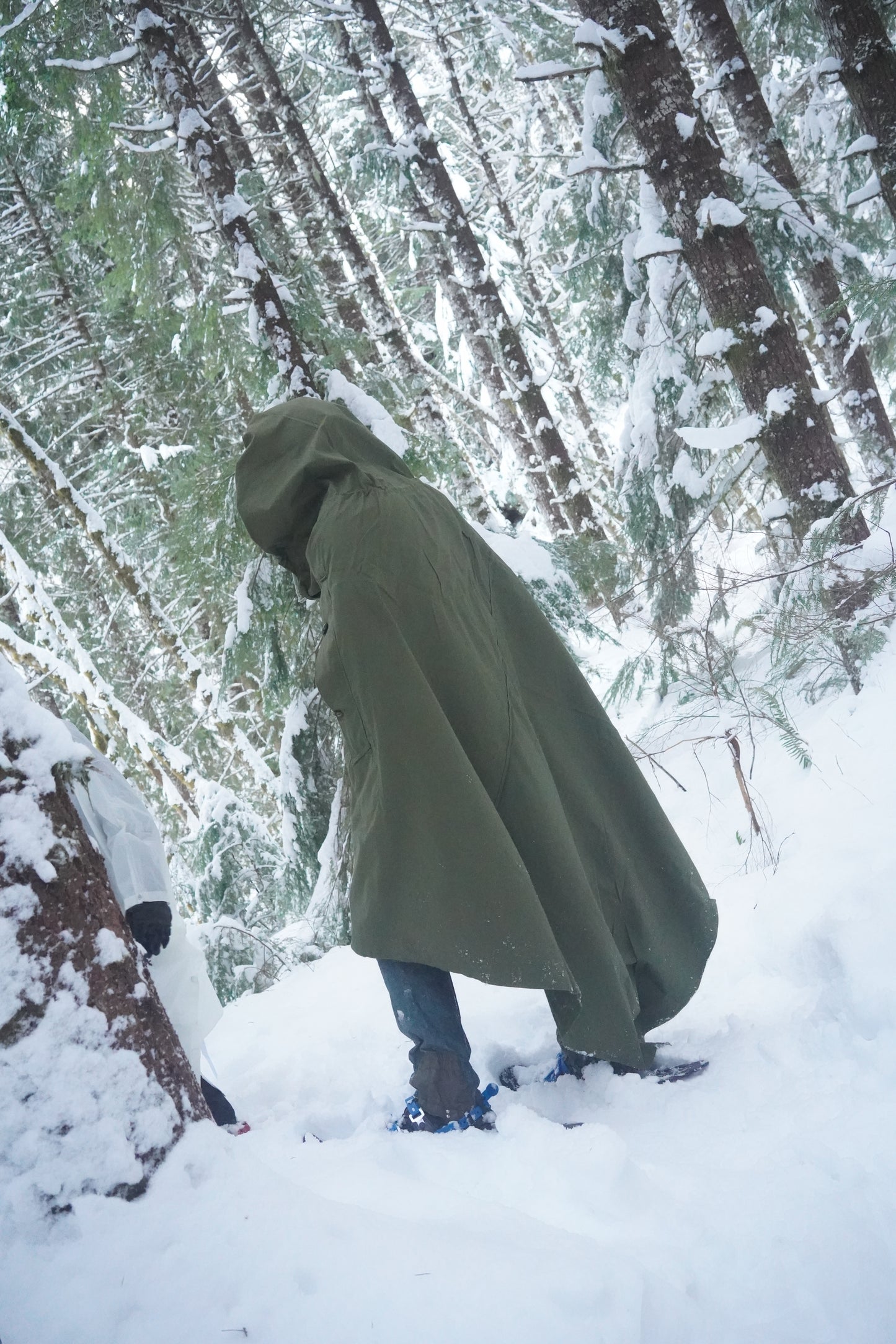 Romanian Military Canvas Half Shelter/Cape/Tarp