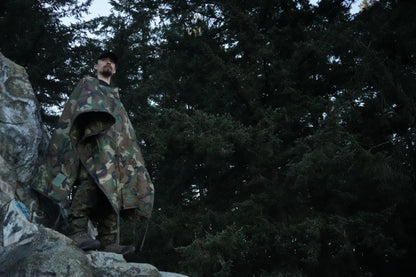 MIL-TEC Multi-Function Poncho Liner aka The Zipper Woobie - Flecktarn