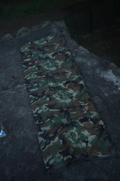 MIL-TEC Multi-Function Poncho Liner aka The Zipper Woobie - Flecktarn