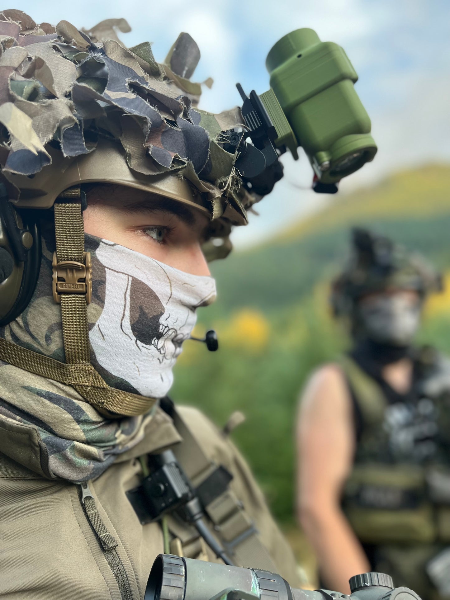ODGG Gorilla Skull Half Mask / Gaiters