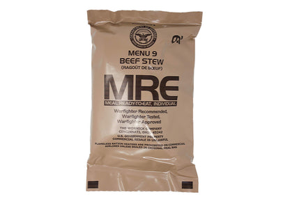 US Military Surplus Individual Meal Ready to Eat (MRE) - 1 Pack