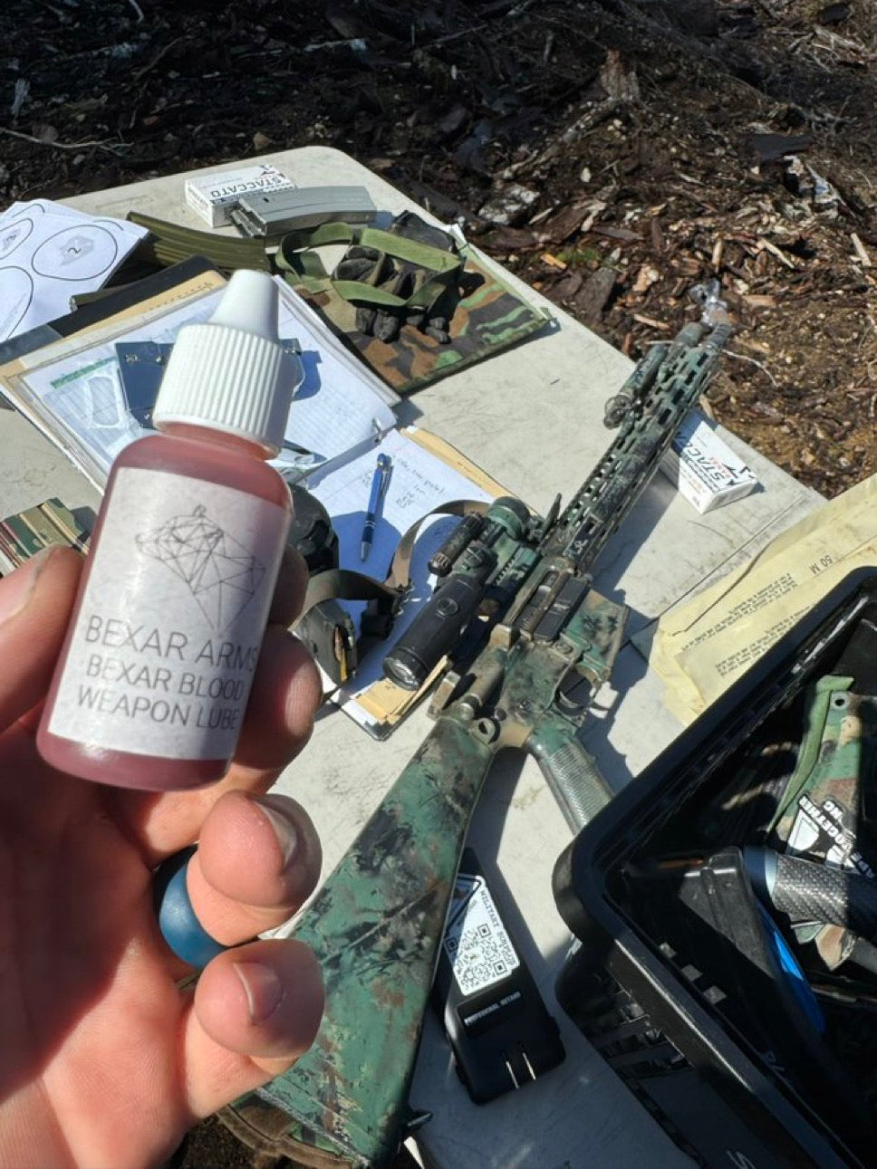 Bexar Arms, Bexar Blood Premium Weapon Lubricant (Gun lube)