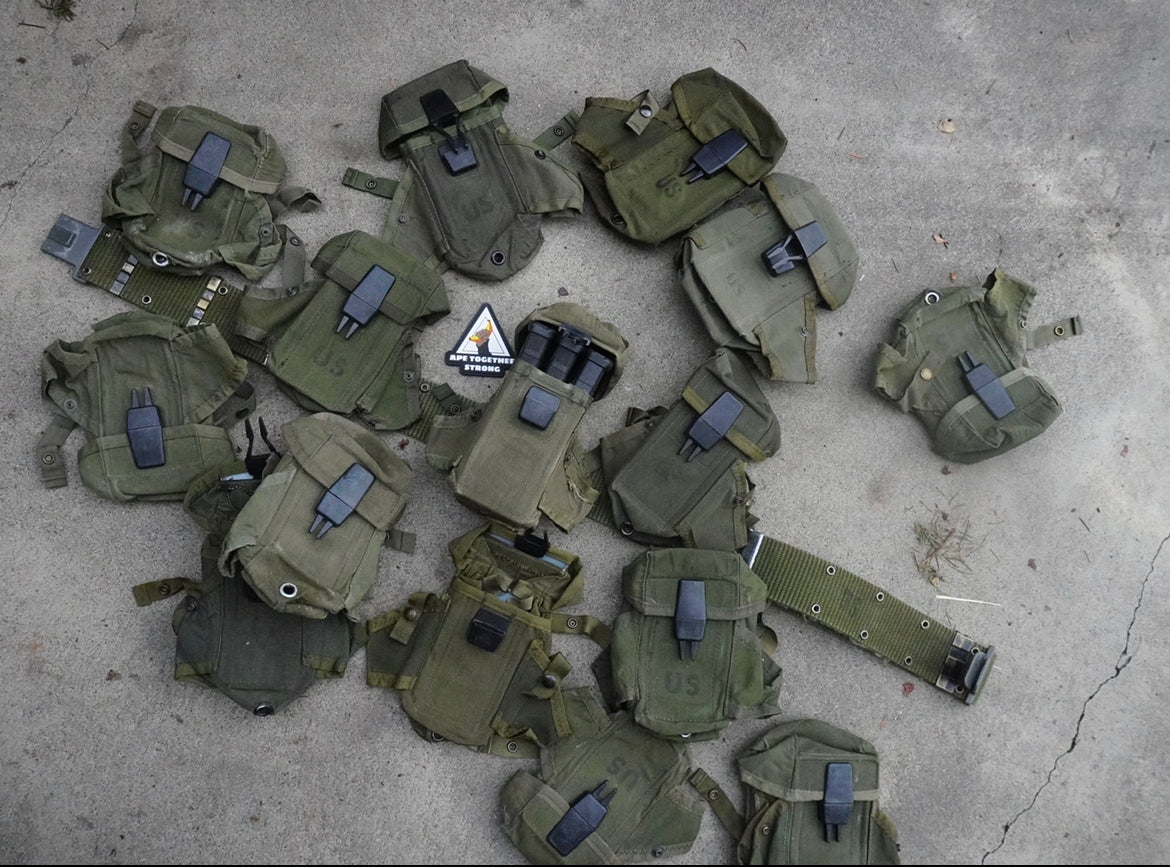 USGI LC-1 OD ALICE Triple Magazine Pouch