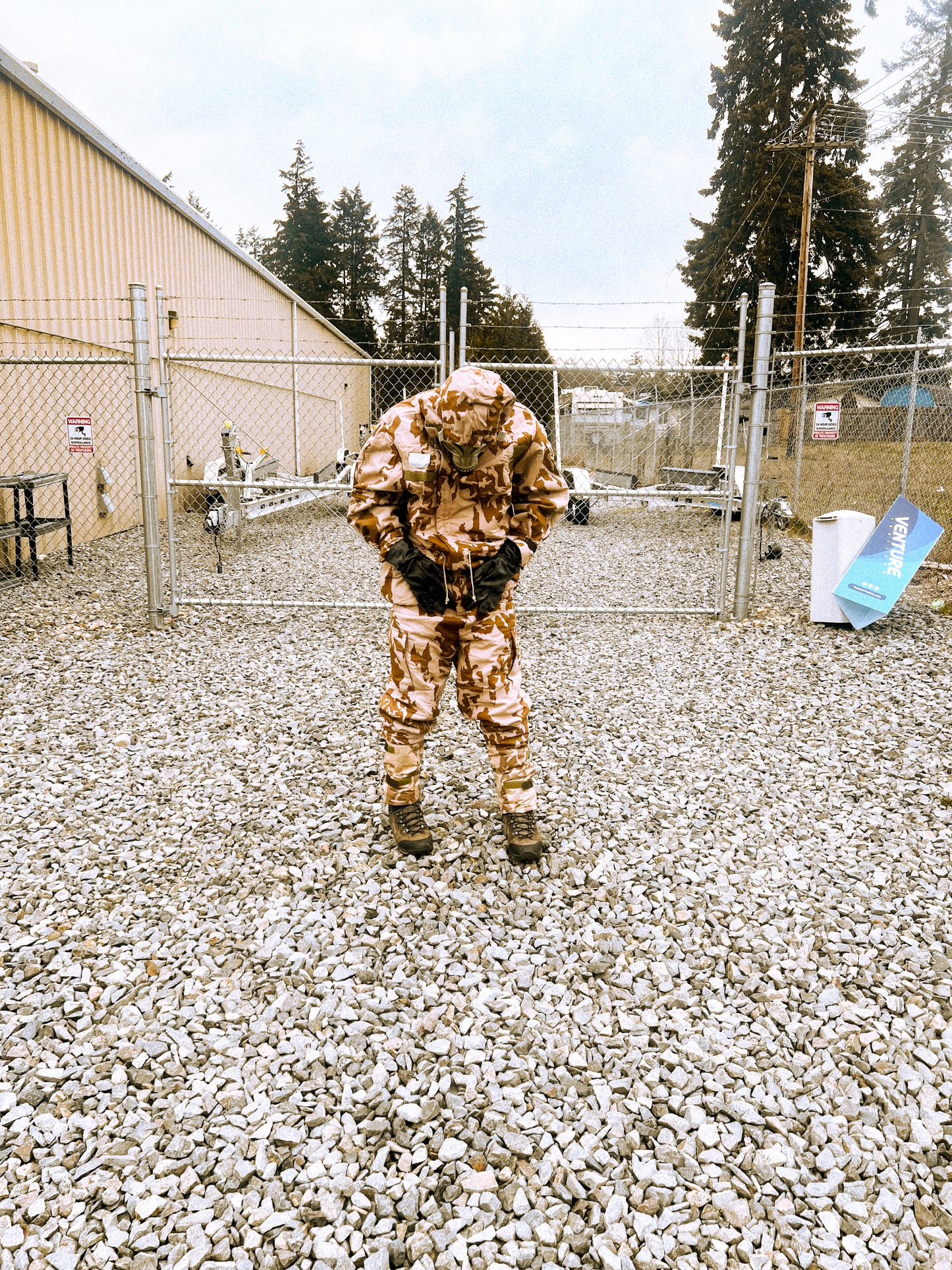 Czech Republic M95 Desert NBC Suit - L/XL, New MOPP suit