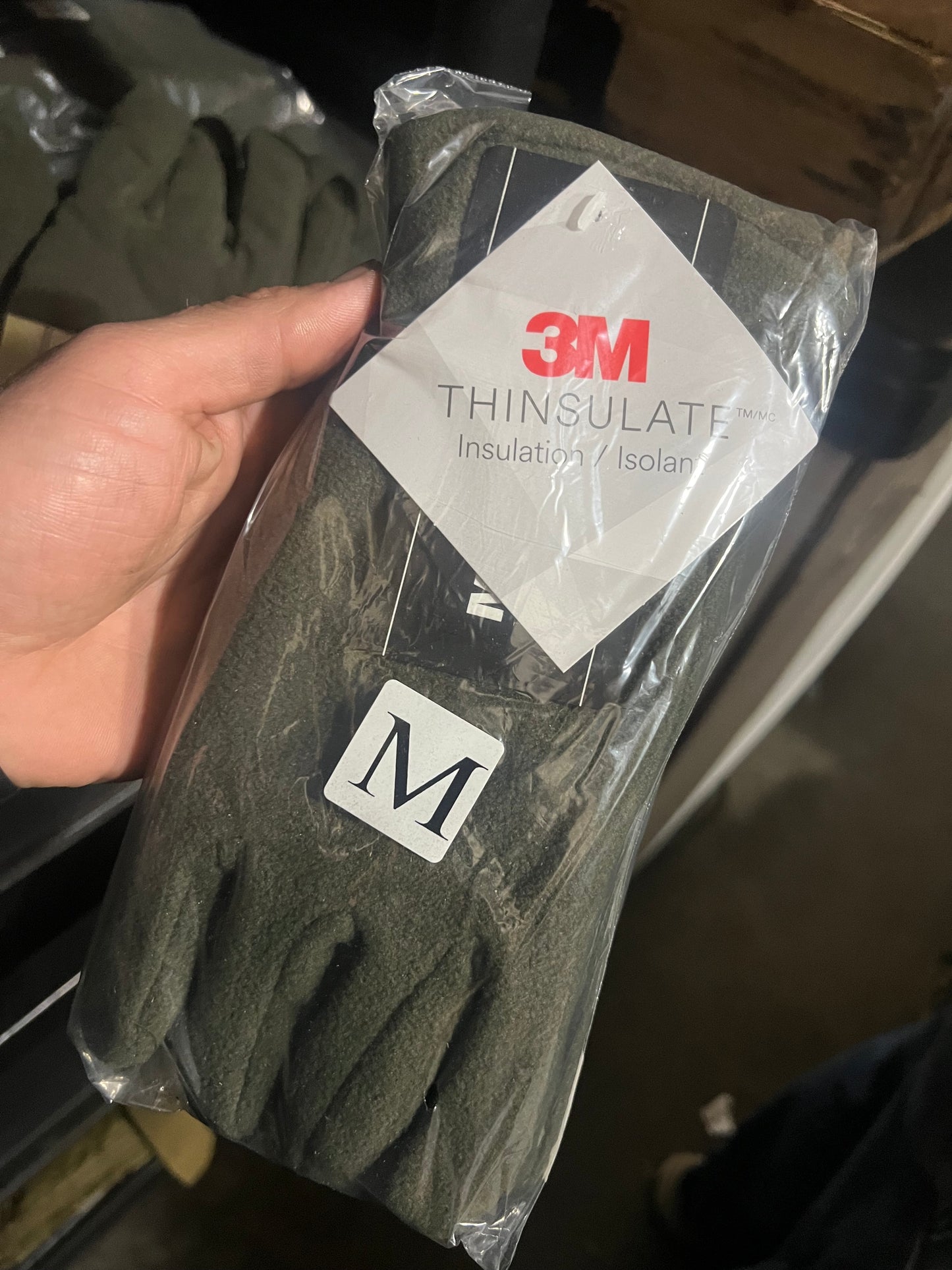 MIL-TEC Thinsulate Fleece Gloves - Olive Drab