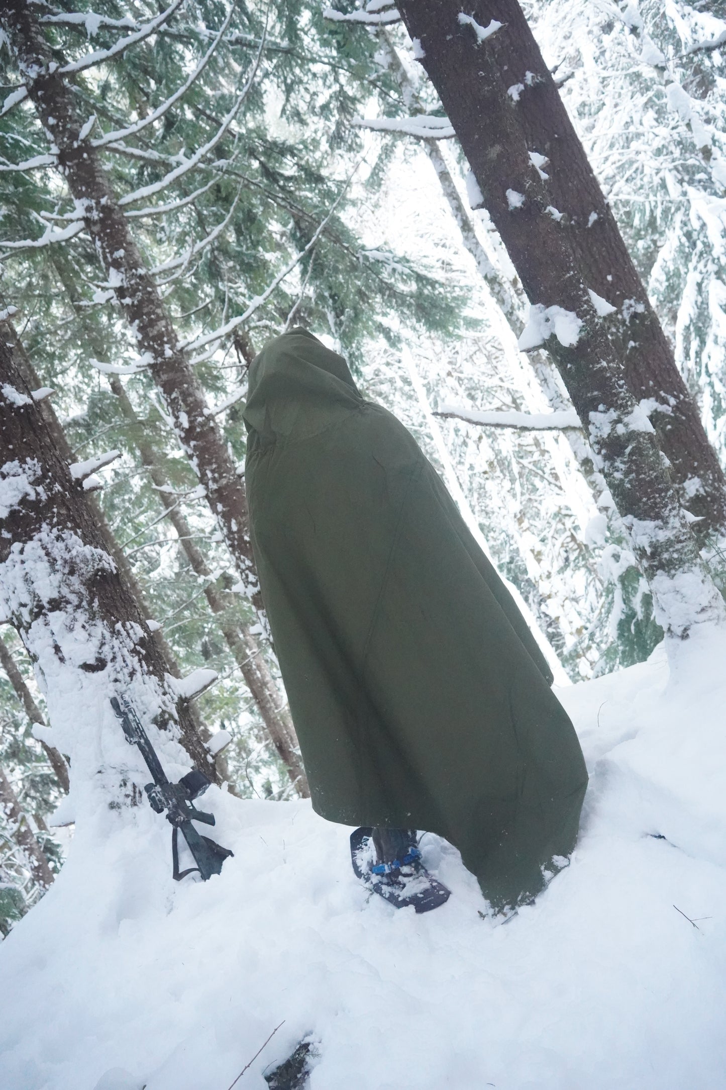 Romanian Military Canvas Half Shelter/Cape/Tarp