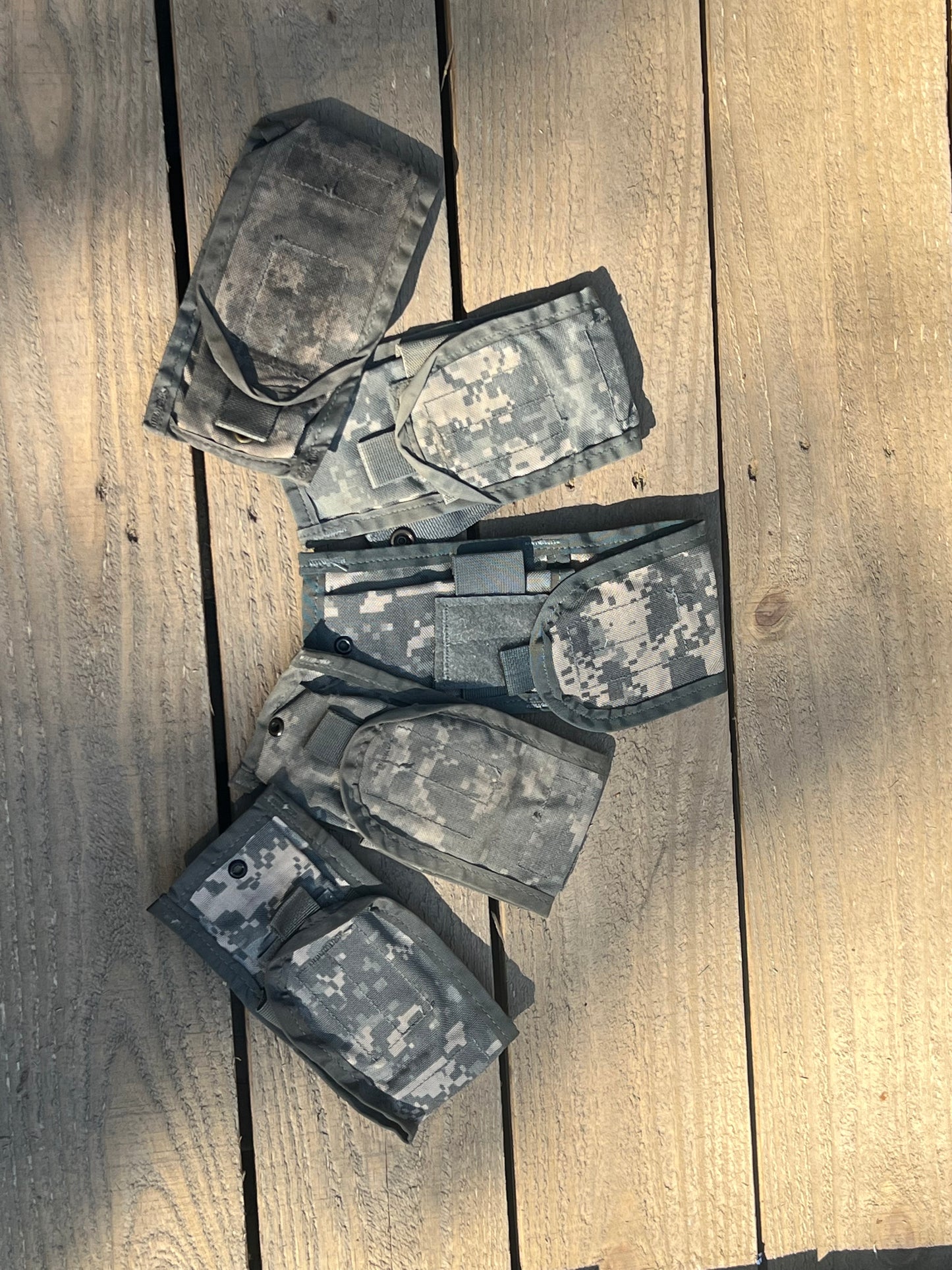 US Military Surplus MOLLE-ii Double Magazine Pouches - Multiple Patterns