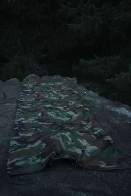 MIL-TEC Multi-Function Poncho Liner aka The Zipper Woobie - Flecktarn