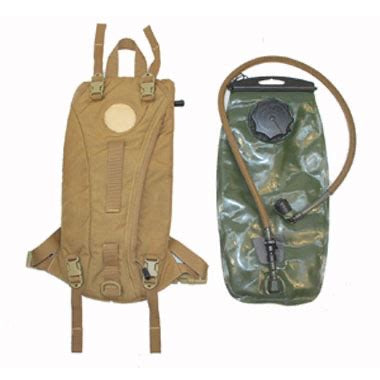 USMC Hydration Systems 3 Liter - New Bladder/Hose, Used Carrier