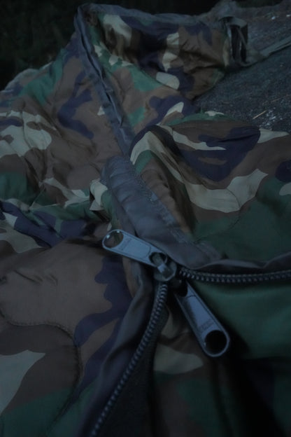 MIL-TEC Multi-Function Poncho Liner aka The Zipper Woobie - Flecktarn