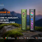 Fenix E08R UE Multi-Light EDC Flashlight With Red Light & Green Laser