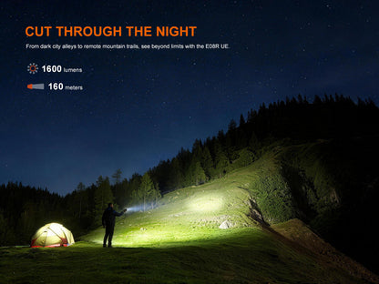 Fenix E08R UE Multi-Light EDC Flashlight With Red Light & Green Laser