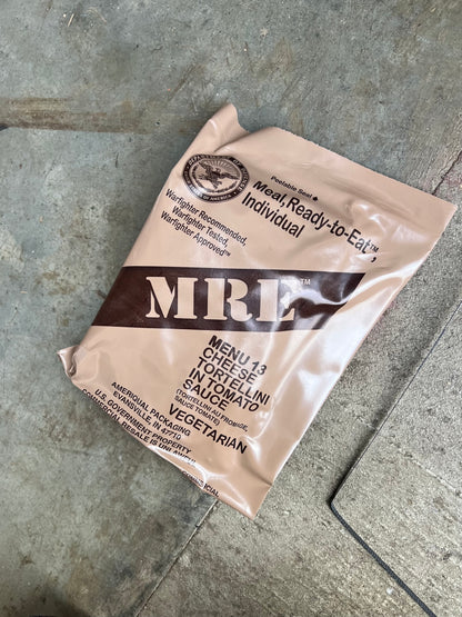 US Military Surplus Individual Meal Ready to Eat (MRE) - 1 Pack