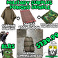German Military Surplus Wet Weather Poncho Bundle